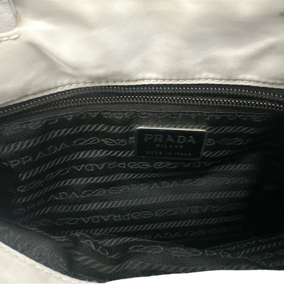 Authentic Grey Prada Shoulder Bag - Picture 3 of 7